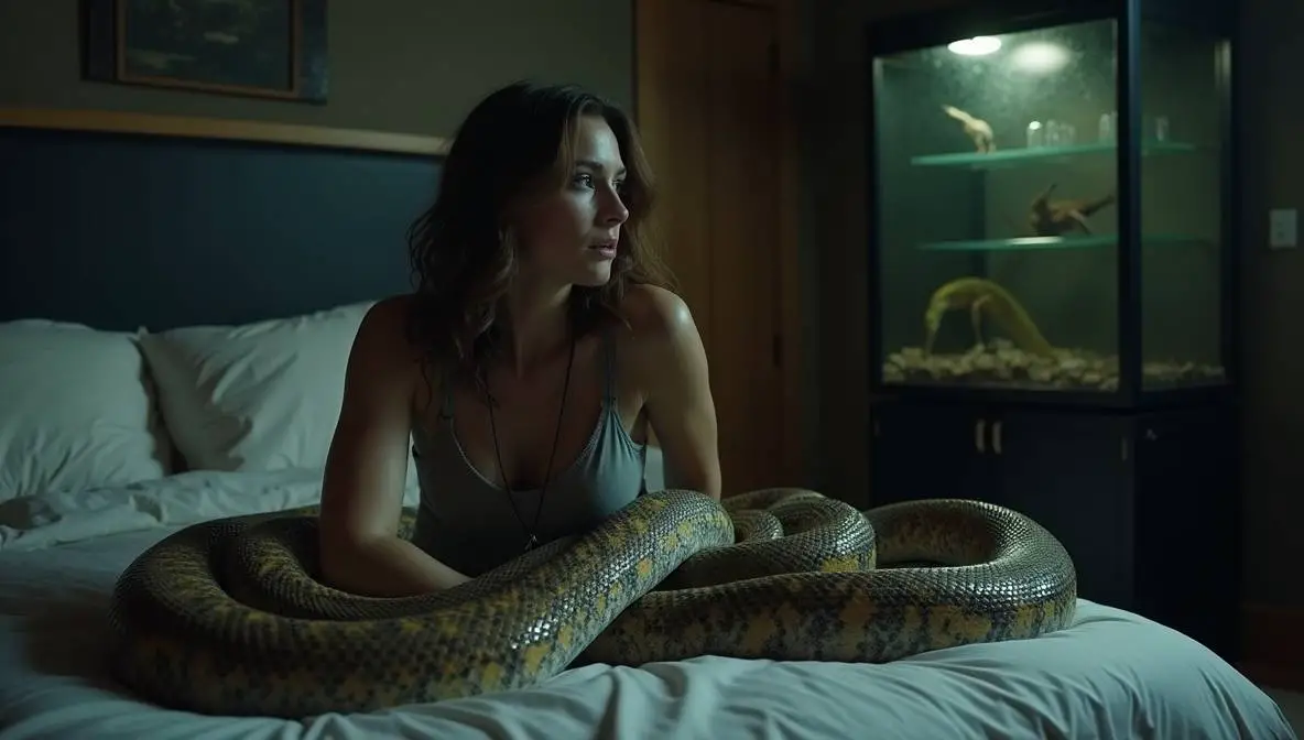 Woman Sleeps with Python Every Night